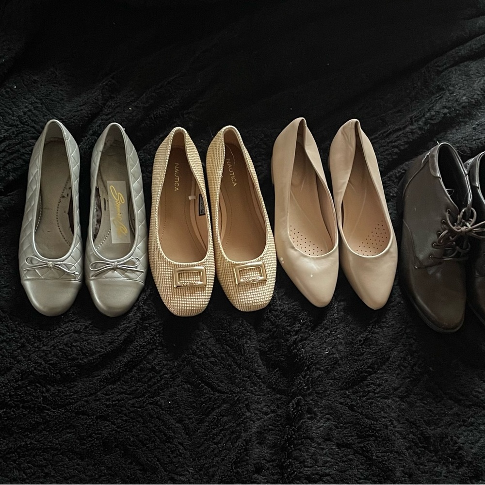 BUNDLE 4 pairs classy size 8 dress shoes